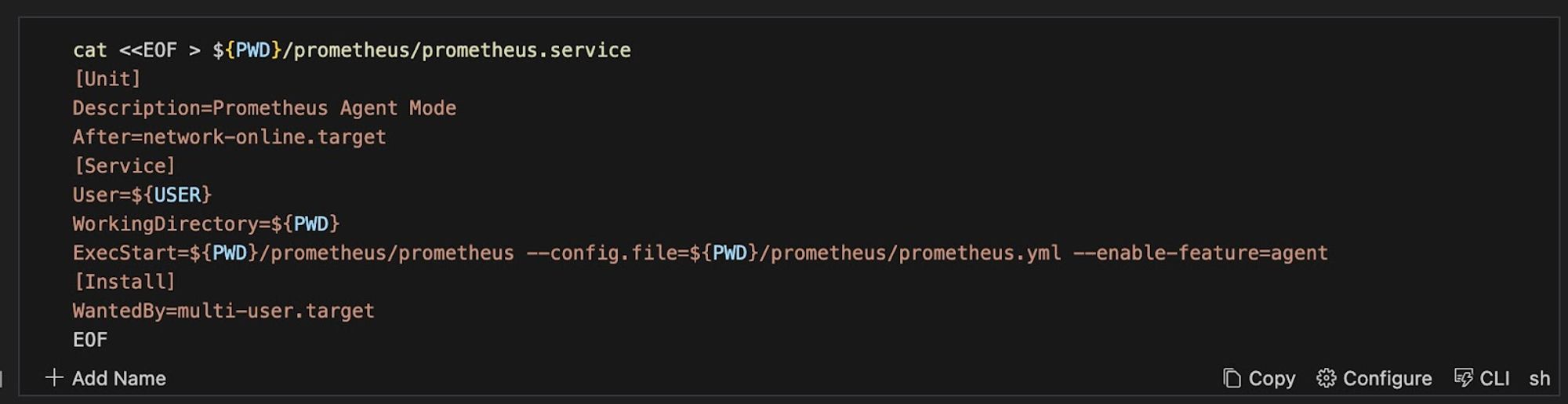 prometheus service